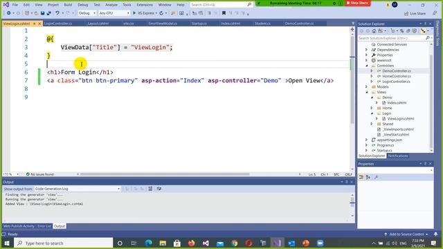 Day 4 - View Master Page in ASP.NET Core смотреть онлайн