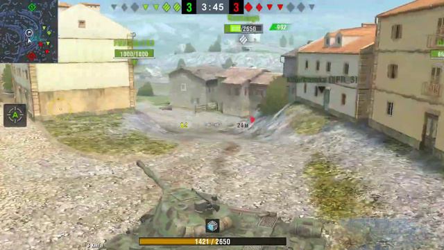 Зачем так делать!? | Почти мастер на ис-4 | World of Tanks Blitz смотреть онлайн
