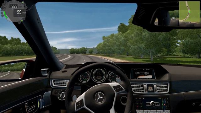 City Car Driving - Mercedes-Benz E63 W212 смотреть онлайн