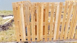 Гараж+баня из поддонов.Стройка.