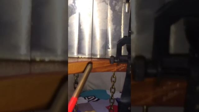 Часы с боем напольные. Янтарь.