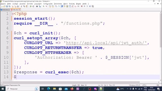 API em PHP: Aula #12 - Autenticação de API com JWT смотреть онлайн