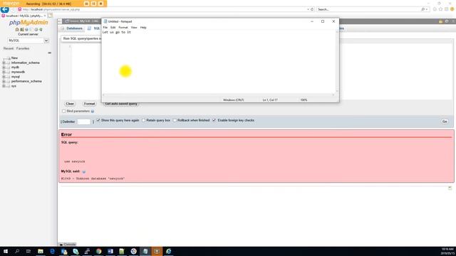 #1049 Unknown database how to fix the #1049 смотреть онлайн