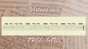 Virtual love | Tanin jazz GUITAR TABS TUTORIAL (FREE TABS in the description)