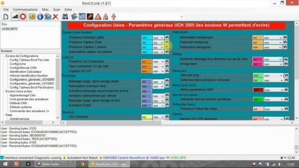 Renolink - Activation of automatic lights and automatic rain wipers Renault Trafic/Opel Vivaro