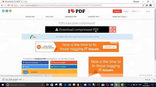 Reduce PDF size + convert PDF to any file type easily without software смотреть онлайн