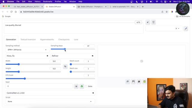 Install Stable Diffusion (A1111) in Google Colab | Stable Diffusion Basics смотреть онлайн