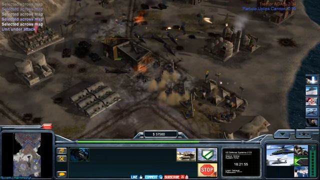 RISE OF THE REDS 1.87 (2.0) Generals Zero Hour - USA VS RUSSIA CHALLENGE смотреть онлайн