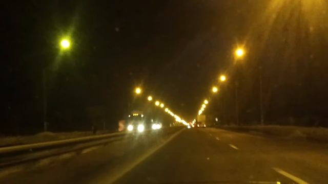 Тверь пробка трасса Россия 02.12.2012-21.00