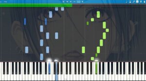 [Synthesia] Anna Tsuchiya - Kuroi Namida ED (Piano) [NANA]