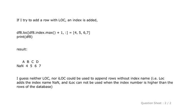 Pandas : df.append() is not appending to the DataFrame смотреть онлайн