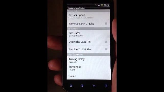 Android accelerometer monitor смотреть онлайн