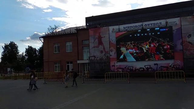 ЧМ2018 фан-зона тульский Кремль в преддверии матча Россия-Хорватия смотреть онлайн