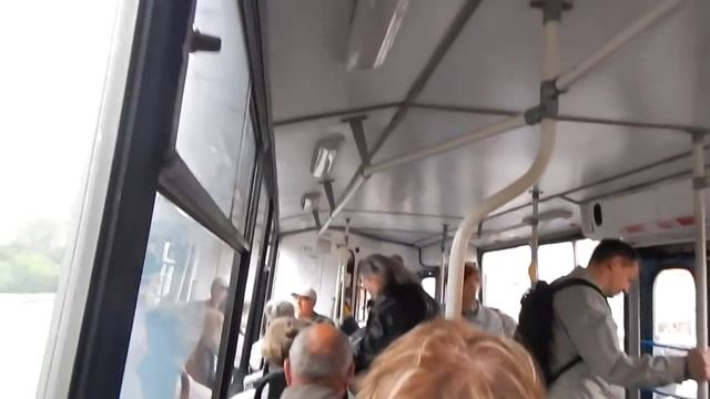 Поездка на троллейбусе ЗиУ-682ГМ1 (с широкой передней дверью) № 7455 Маршрут № 38 Москва смотреть онлайн