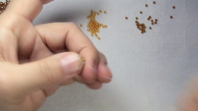 Браслет из бисера со стразами. смотреть онлайн