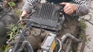 АКПП ZF 12 Плата управления и псервопривода снятие