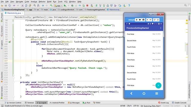 Querying Data Android Firestore смотреть онлайн
