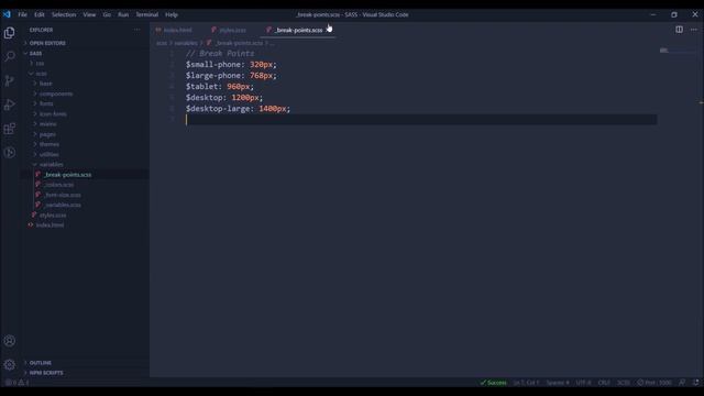 Sass folder structure best practice | Front-end Sass architecture with examples | VScode смотреть онлайн