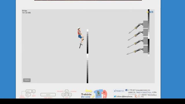 HappyWheels с MrMixnaxStudio#1:Очень мнооого крови))) смотреть онлайн