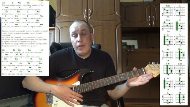 Песня Красноармейца - Гражданская оборона (как играть на гитаре) смотреть онлайн