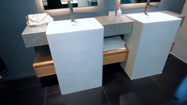 Мебель для ванной из Китая / Обзор фабрики в Фошань смотреть онлайн