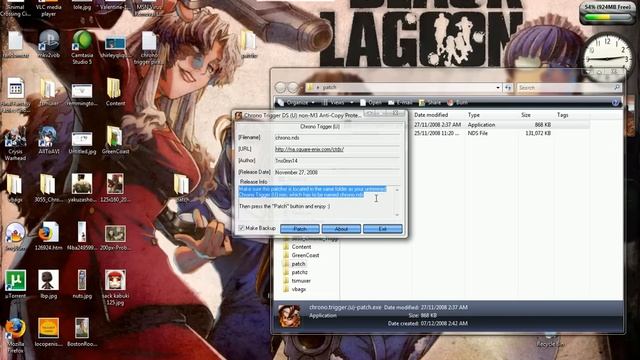 Chrono Trigger DS flashcard emulator piracy bypass *UPDATE, new link for emulator смотреть онлайн
