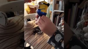 Летающий миньон. Minions space.
