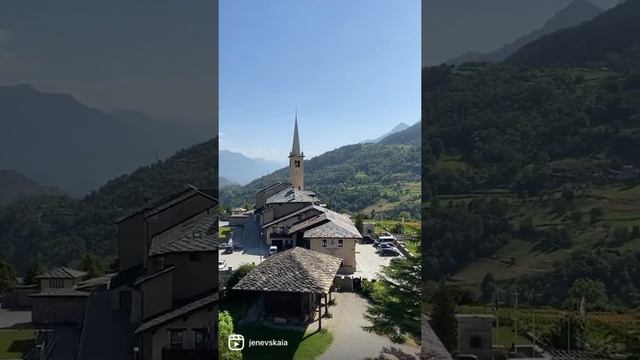 Красота, от которой захватывает дух! Север Италии. Валле д’Аоста. Хорошего всем дня !