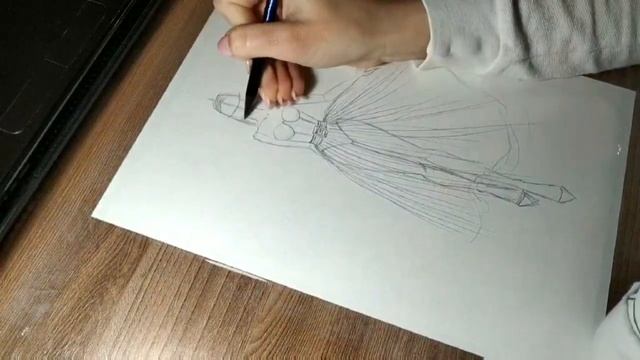 Рисуем Fashion illustration смотреть онлайн