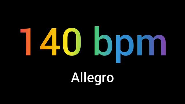 Mengenal Metronome 140 bpm - Allegro смотреть онлайн