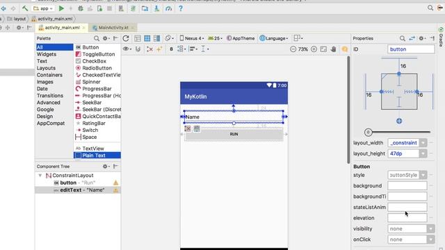 Kotlin Programming : ใช้ Kotlin พัฒนา Android App ตอนที่ 1# - Basic UI and Events смотреть онлайн