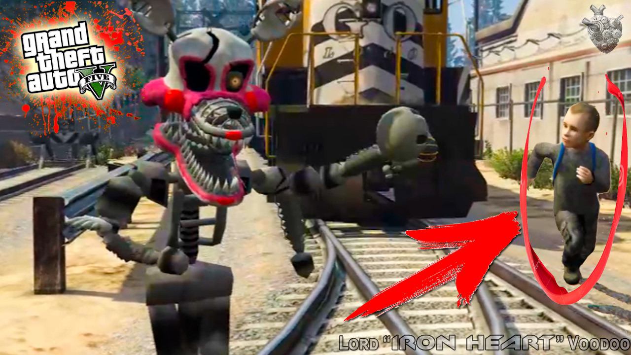 ГТА 5 МОДЫ! АНИМАТРОНИК МАНГЛ И ХРАБРЫЙ ПАЦАН FIVE NIGHTS AT FREDDY'S! МОДЫ GTA V! GTA 5 MODS #147 смотреть онлайн