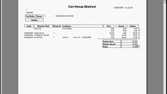 34. Sipariş Formundan Ekstre Alma смотреть онлайн