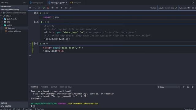 V1. Essentials: Writing Dictionaries and Reading from JSON Files смотреть онлайн