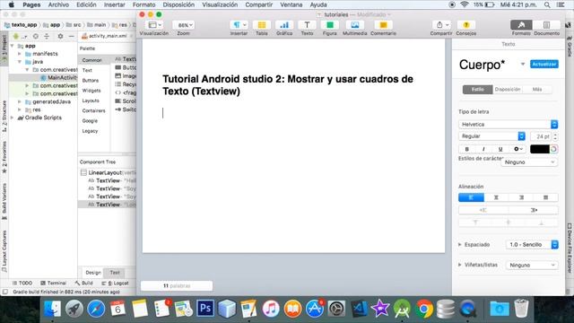Android Studio en Español: Cuadros de Texto-Textview смотреть онлайн