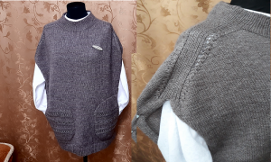 Жилет-блузон с погонами. Часть 1.