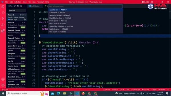 How to Customize Colors in VSCode | How to Change Color Theme in VS Code | VSCode Color Settings