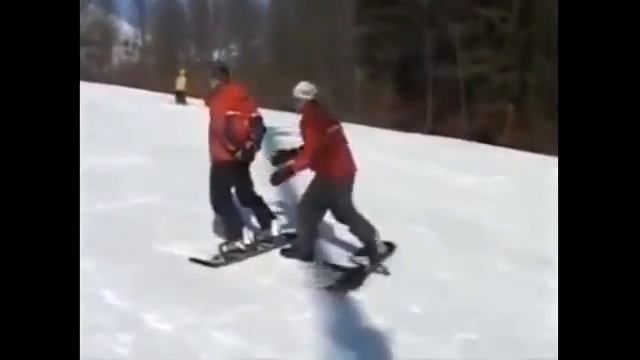 Как кантоваться на сноуборде | Перекантовка задний-передний кант. смотреть онлайн