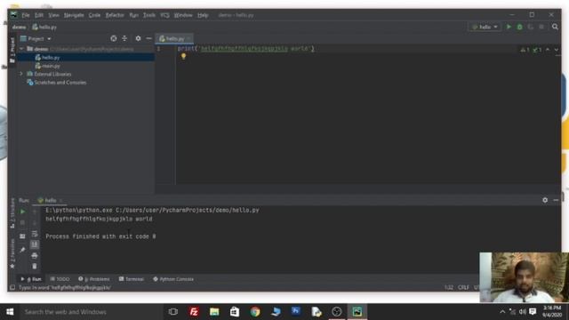 How to execute/run python code in pycharm | Basic setting and setup | Change Theme font size смотреть онлайн