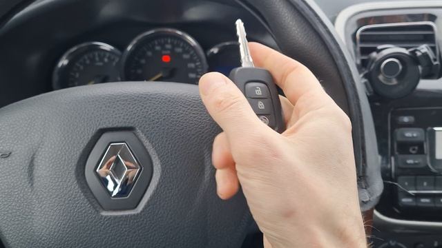 Активация штатного автозапуска с чип ключа зажигания Рено Логан 2, Дастер 2 на 3 кнопки.