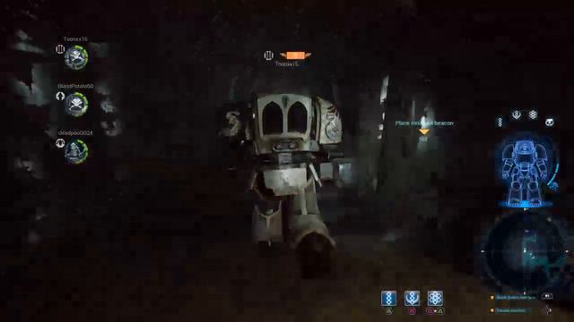 For the Emperor, Knights of Caliban! No forgivness, No mercy!