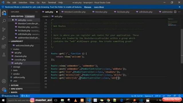 26 Edit & update data || LARAVEL 8 in Hindi. || ( #laravel #composer #xampp #forloop #session) смотреть онлайн