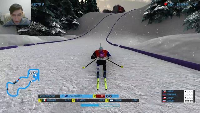 NGL Biathlon! World Cup 23/24! Грязный масс-старт смотреть онлайн