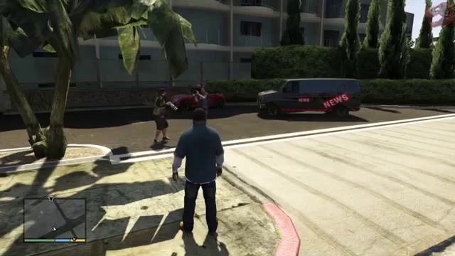 езды на съемки во время игры Grand Theft Auto миссия прохождение HQ смотреть онлайн