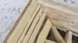 Монтаж шатровой крыши. Пирамида.