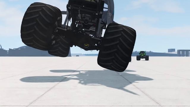 Monster Jam INSANE Racing, Freestyle and High Speed Jumps #24 | BeamNG Drive смотреть онлайн