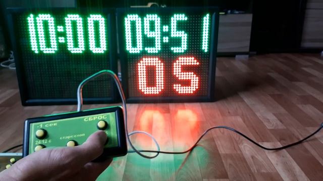 Счетчики времени атаки для баскетбола 3х3 с игровым временем