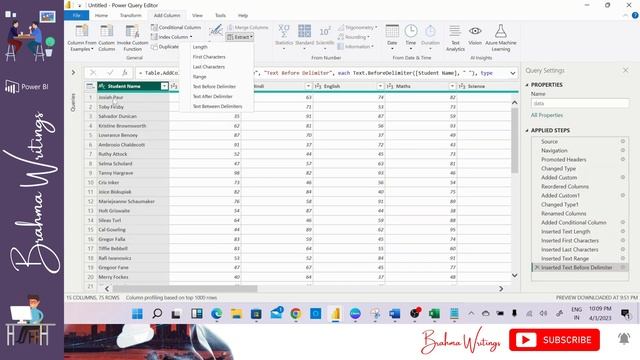 Power BI - Ultimate Tutorial on Power Query Editor in Telugu смотреть онлайн