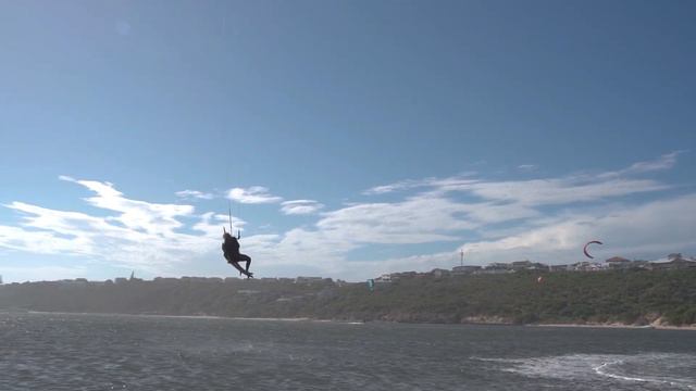 Strapless kitesurfing at Witsand, Breede River смотреть онлайн