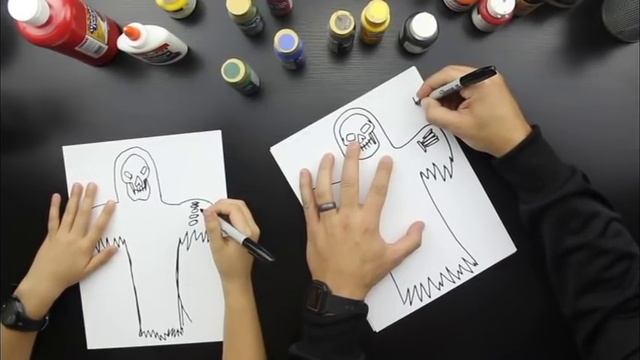 How To Draw The Grim Reaper for Halloween! смотреть онлайн